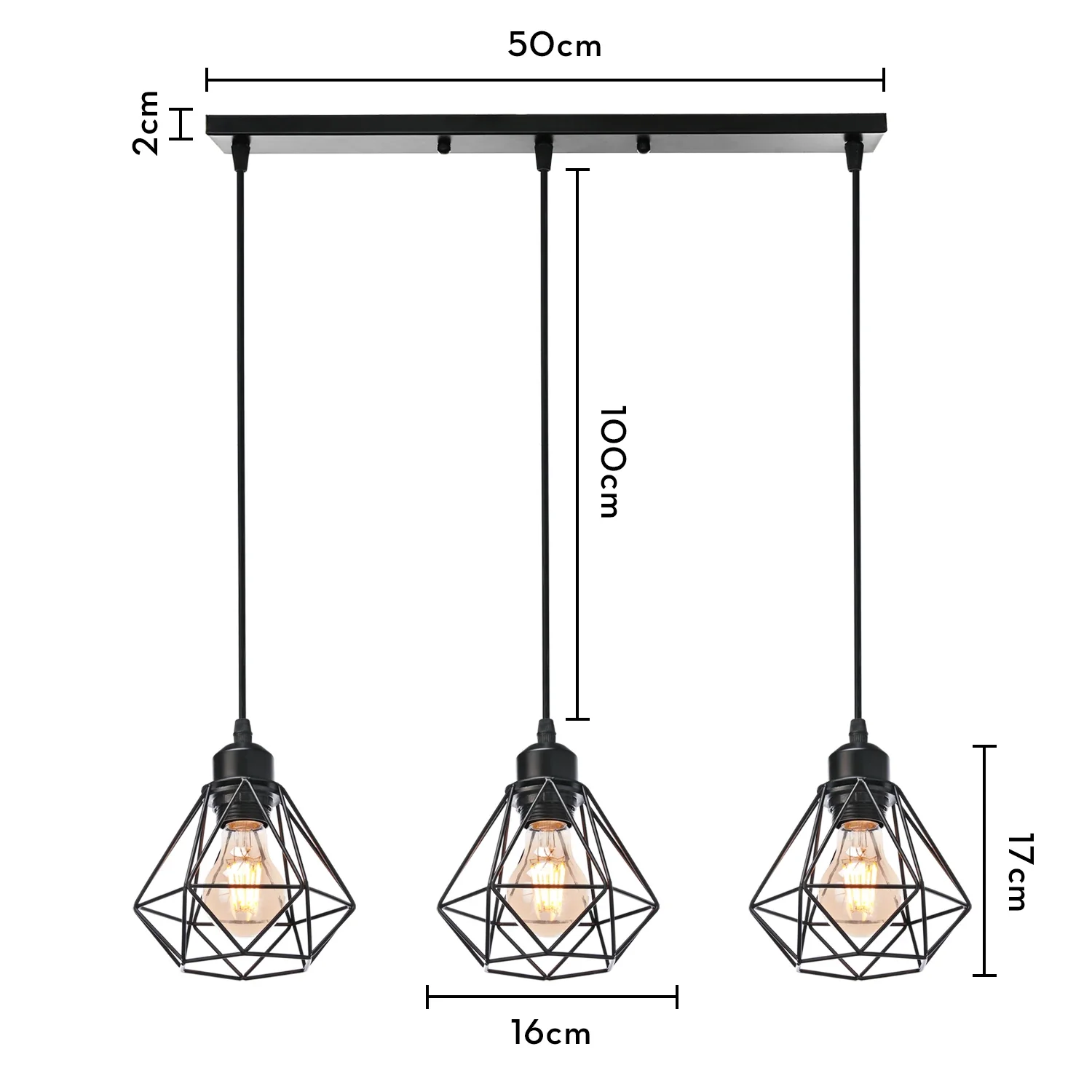 suspension moderne à têtes led pour intérieur design - Image 17