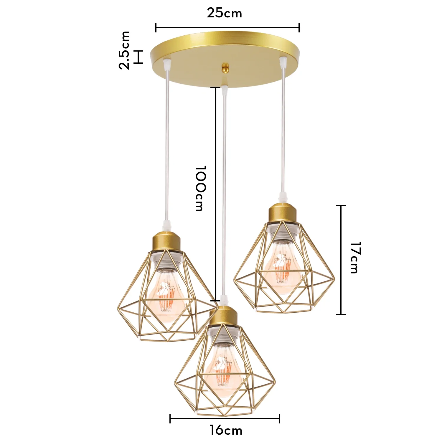 suspension moderne à têtes led pour intérieur design - Image 20