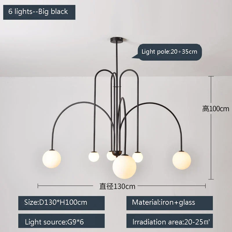 suspension moderne design postmoderne pour intérieur élégant - Image 17