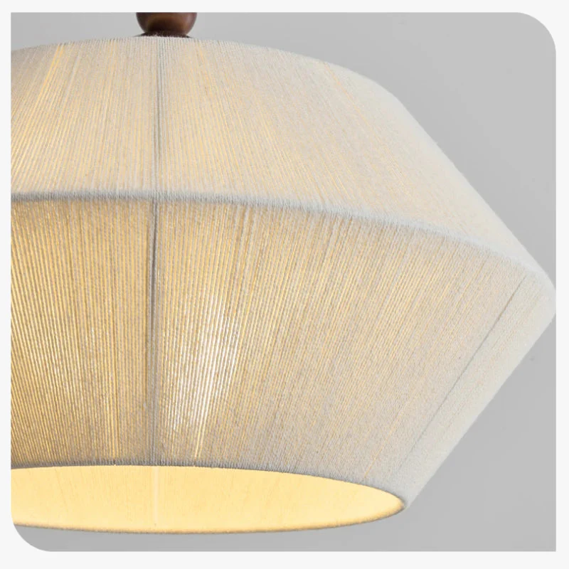 suspension moderne en bois et corde de chanvre pour intérieur élégant - Image 5