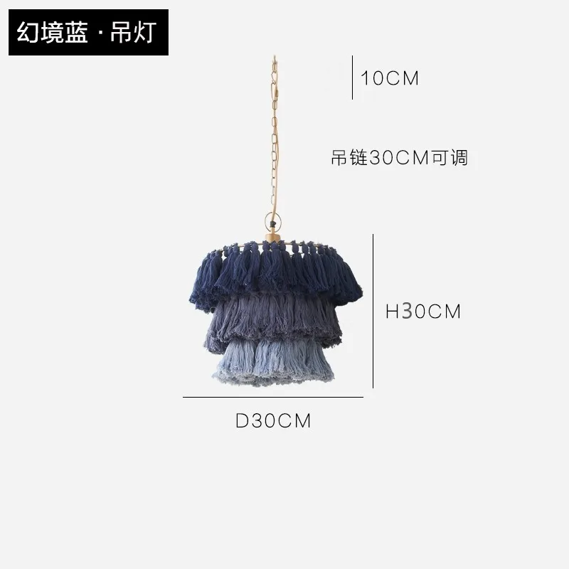 suspension moderne en coton avec pampilles design nordique artistique - Image 22