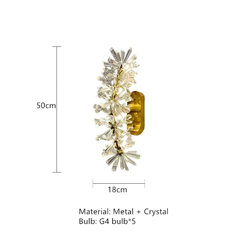 suspension moderne en cristal transparent pour décoration intérieure - Image 11