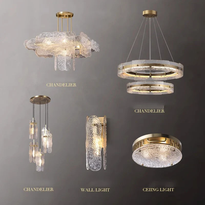 suspension moderne en cuivre et verre pour restaurant - Image 4