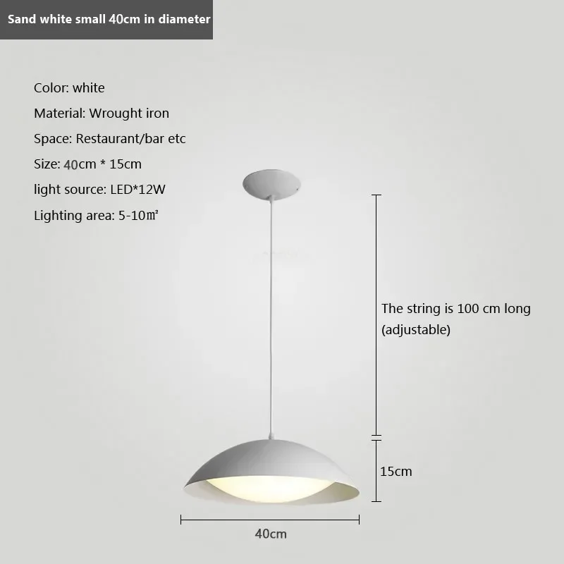 suspension moderne en fer minimaliste pour intérieur - Image 7