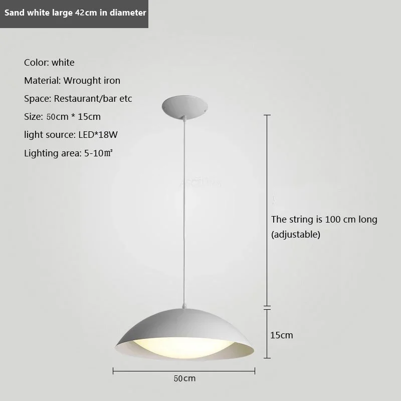 suspension moderne en fer minimaliste pour intérieur - Image 9