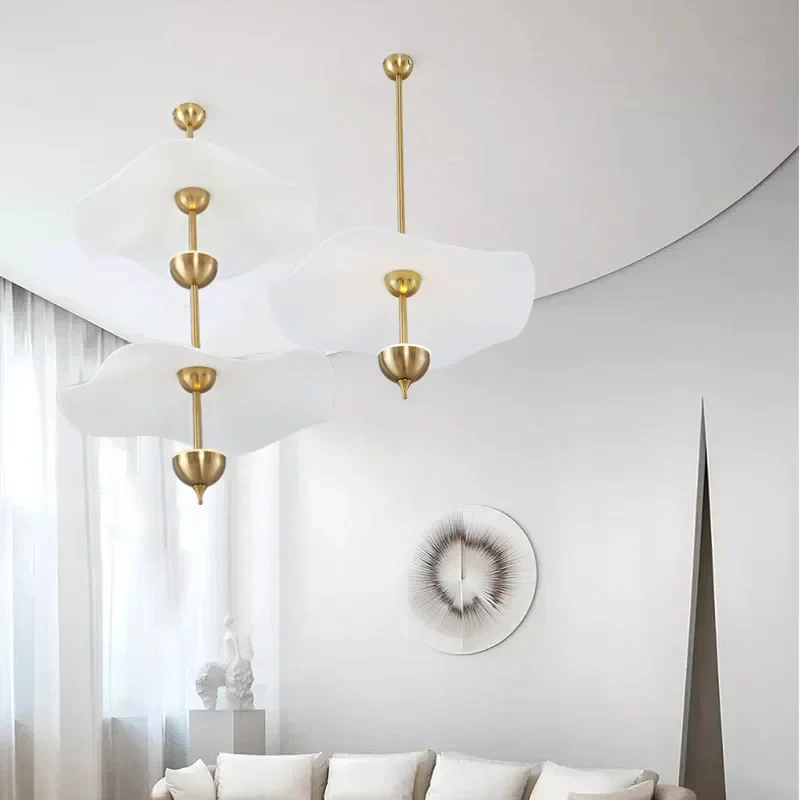 suspension moderne en forme de feuille de lotus style nordique décoratif - Image 4