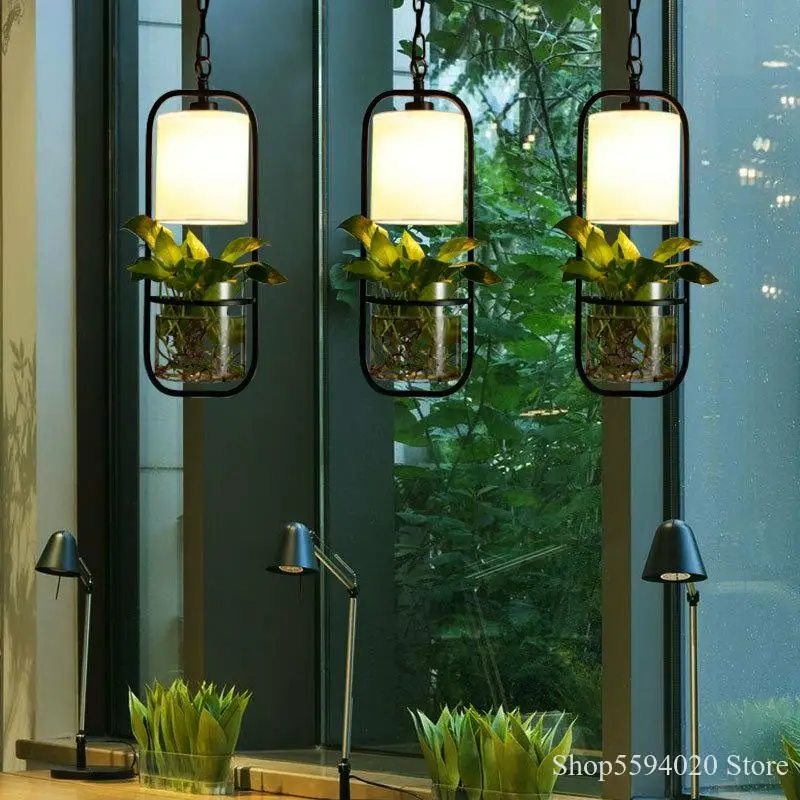 suspension moderne en forme de plante chinoise pour bar et restaurant - Image 3