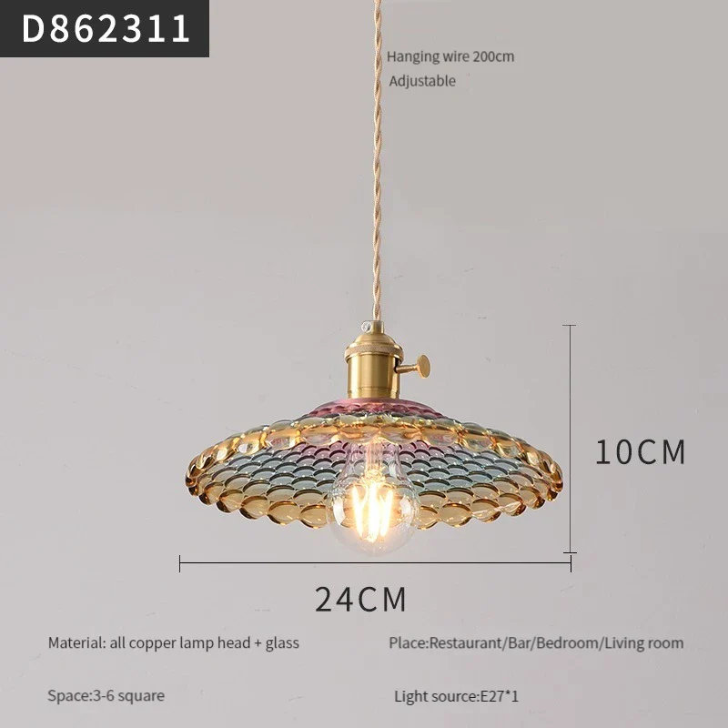 suspension moderne en laiton et verre pour intérieur - Image 16
