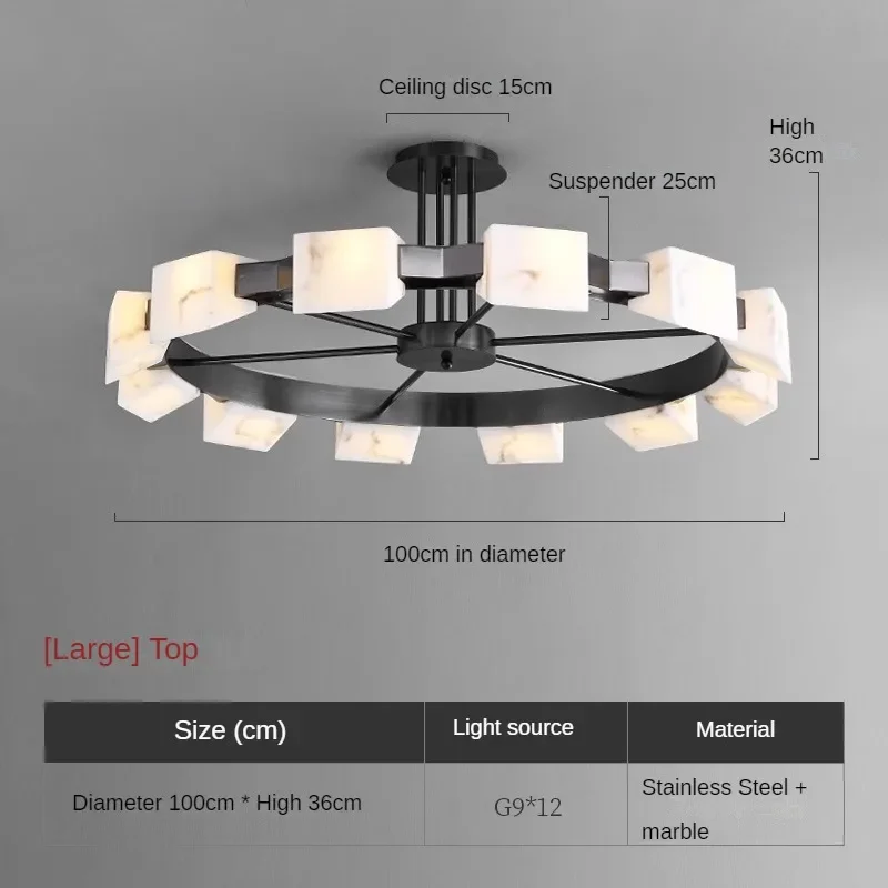 suspension moderne en marbre espagnol pour intérieur élégant - Image 8