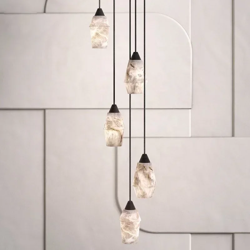 suspension moderne en marbre naturel pour décoration intérieure luxe - Image 2