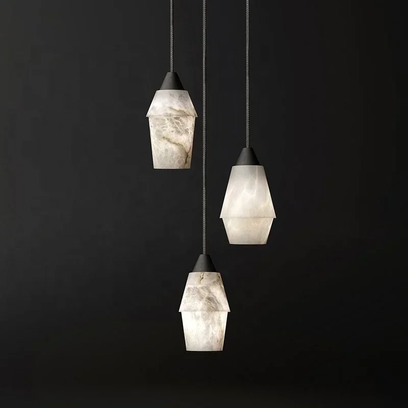 suspension moderne en marbre naturel pour décoration intérieure luxe - Image 3