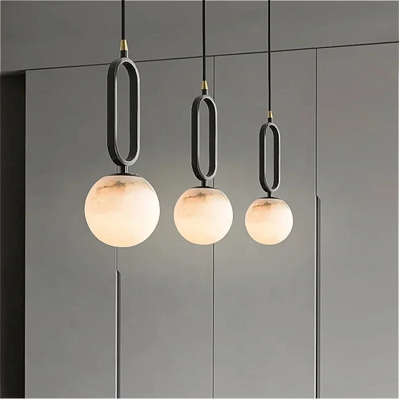 suspension moderne en métal design créatif pour décoration intérieure
