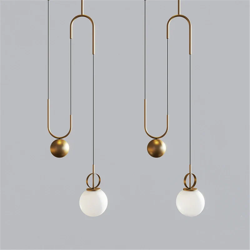 suspension moderne en verre design créatif ajustable pour divers espaces - Image 2