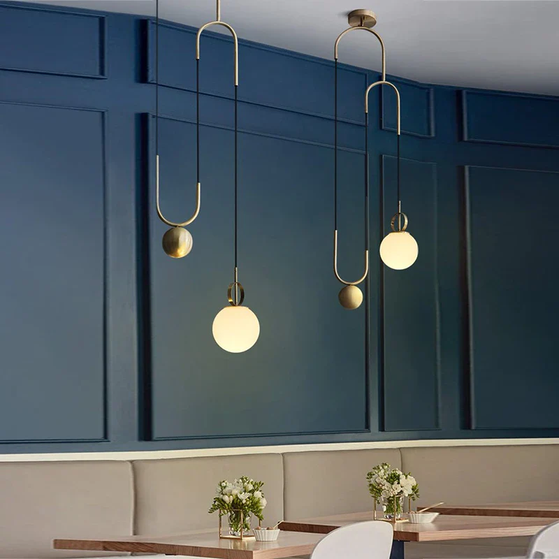suspension moderne en verre design créatif ajustable pour divers espaces - Image 4