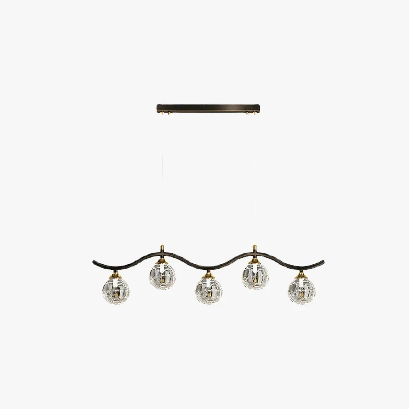 suspension moderne en verre et métal pour intérieur - Image 6