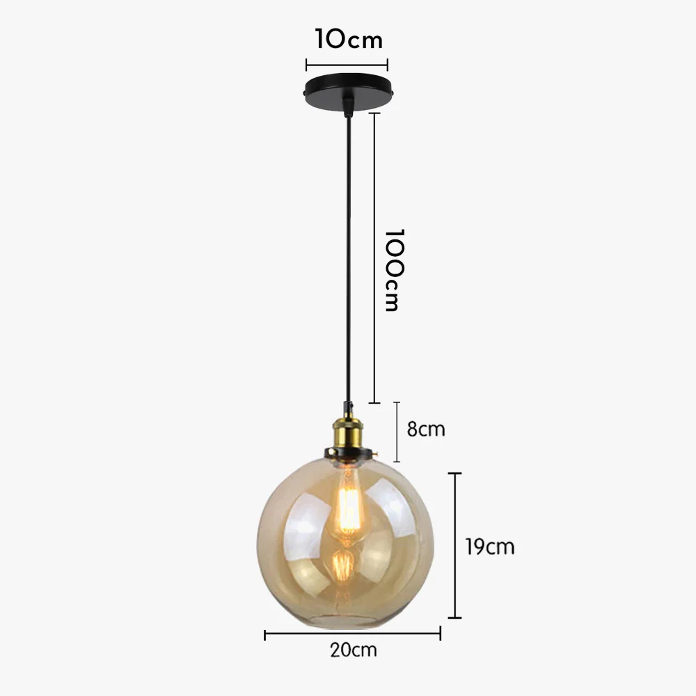 suspension moderne en verre pour décoration intérieure élégante - Image 7