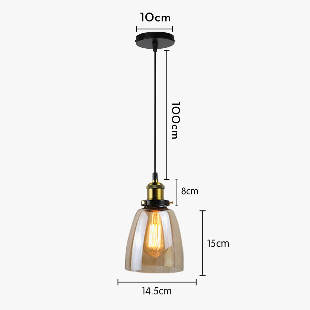 suspension moderne en verre pour décoration intérieure élégante - Image 9