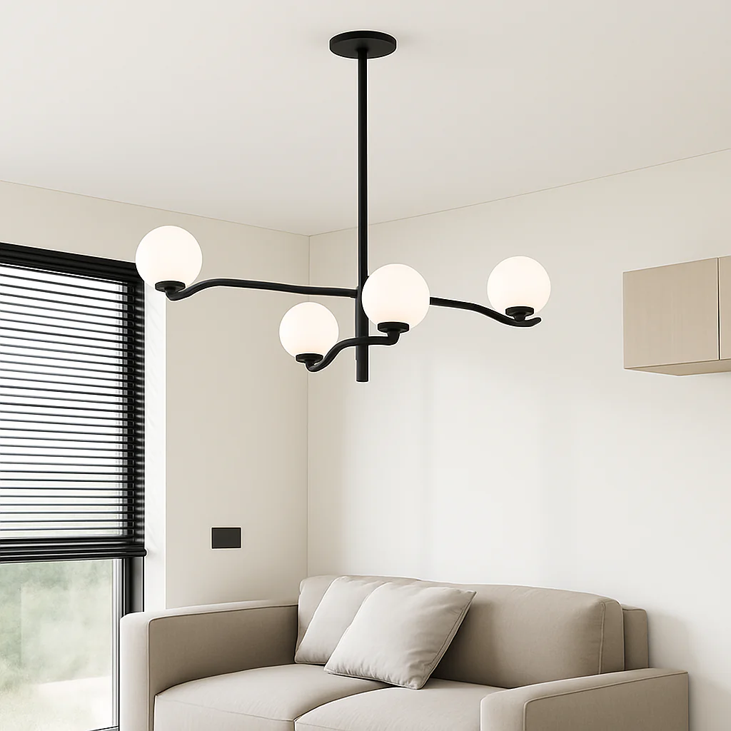suspension moderne en verre pour décoration intérieure élégante - Image 2