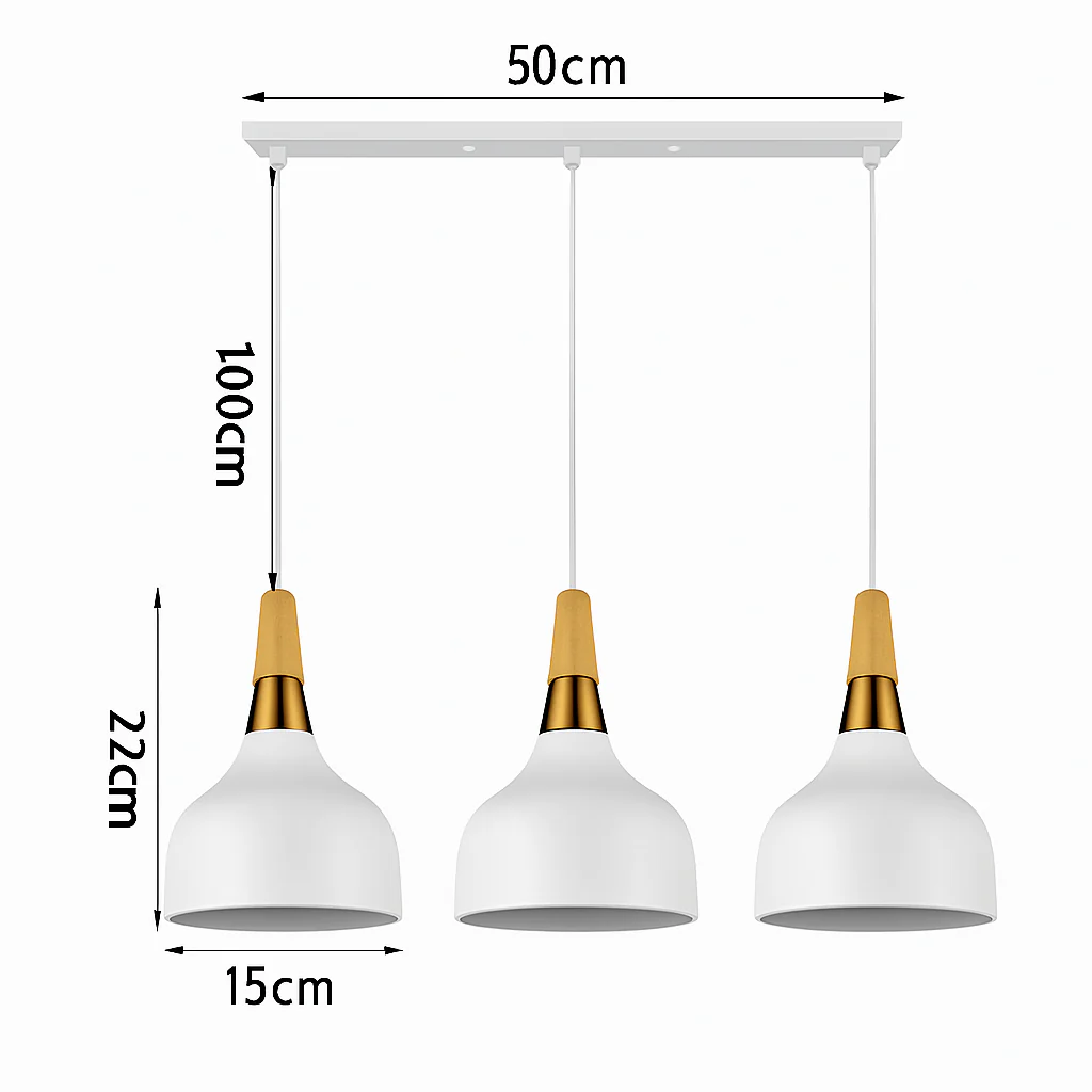 suspension moderne nordique en aluminium rétro pour intérieur design - Image 8