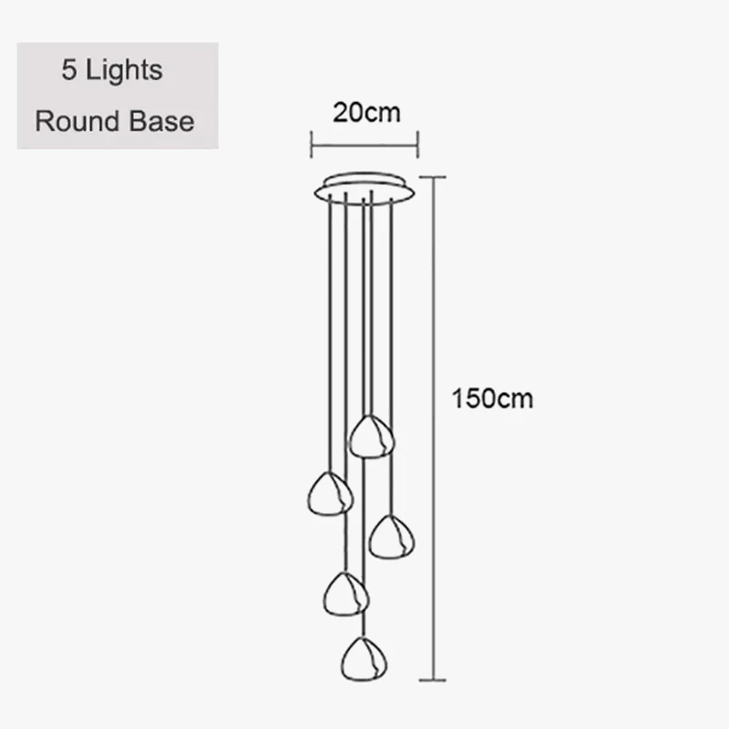 suspension moderne nordique en cristal pour décoration élégante - Image 10