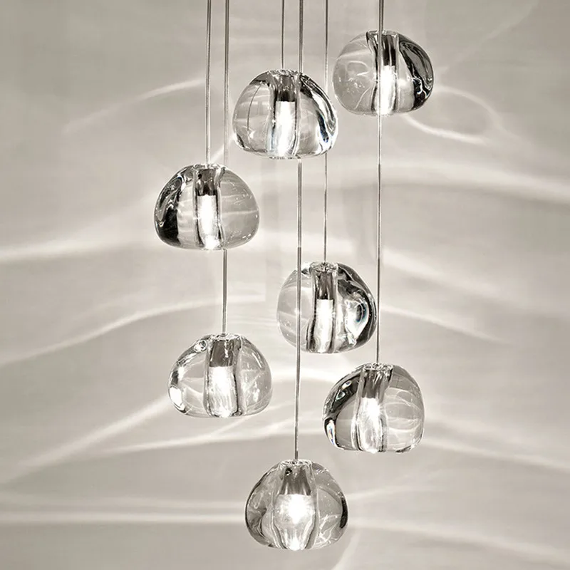 suspension moderne nordique en cristal pour décoration élégante - Image 2