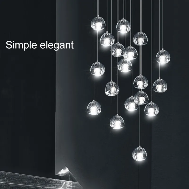 suspension moderne nordique en cristal pour décoration élégante - Image 3