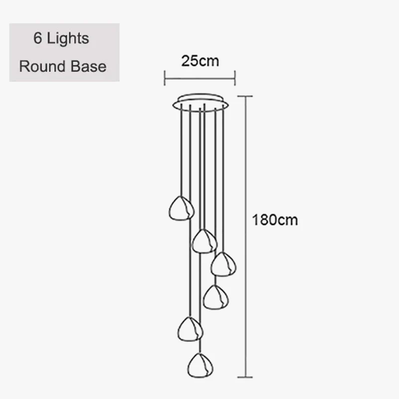 suspension moderne nordique en cristal pour décoration élégante - Image 9