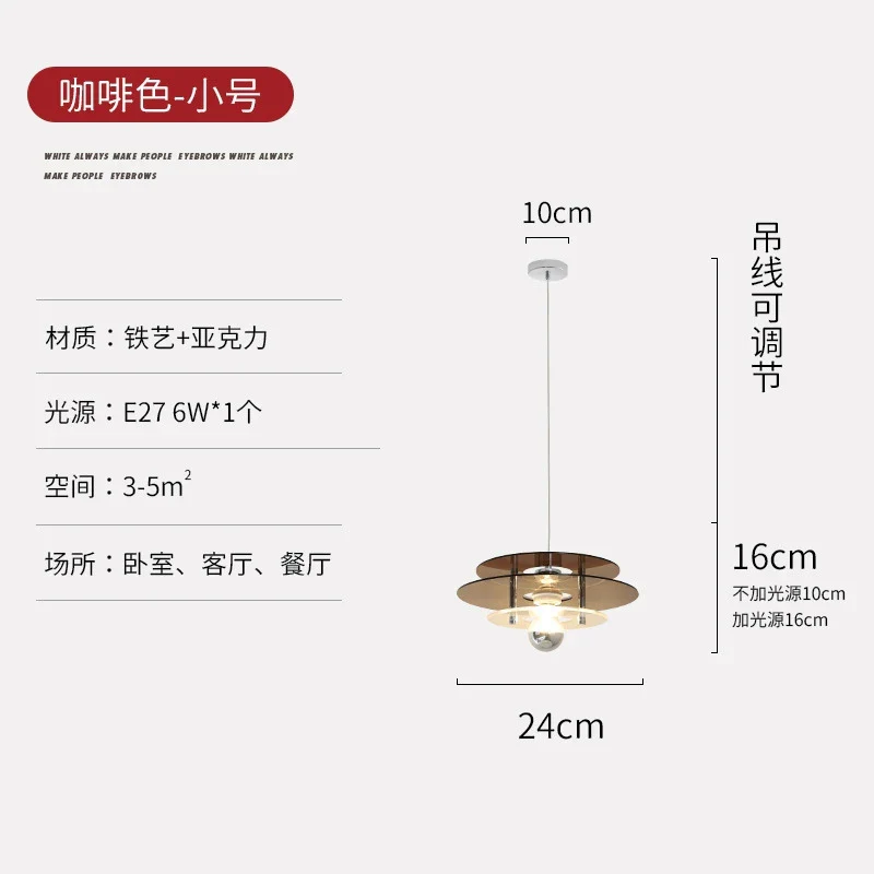 suspension nordique acrylique design ovni pour décoration intérieure - Image 12