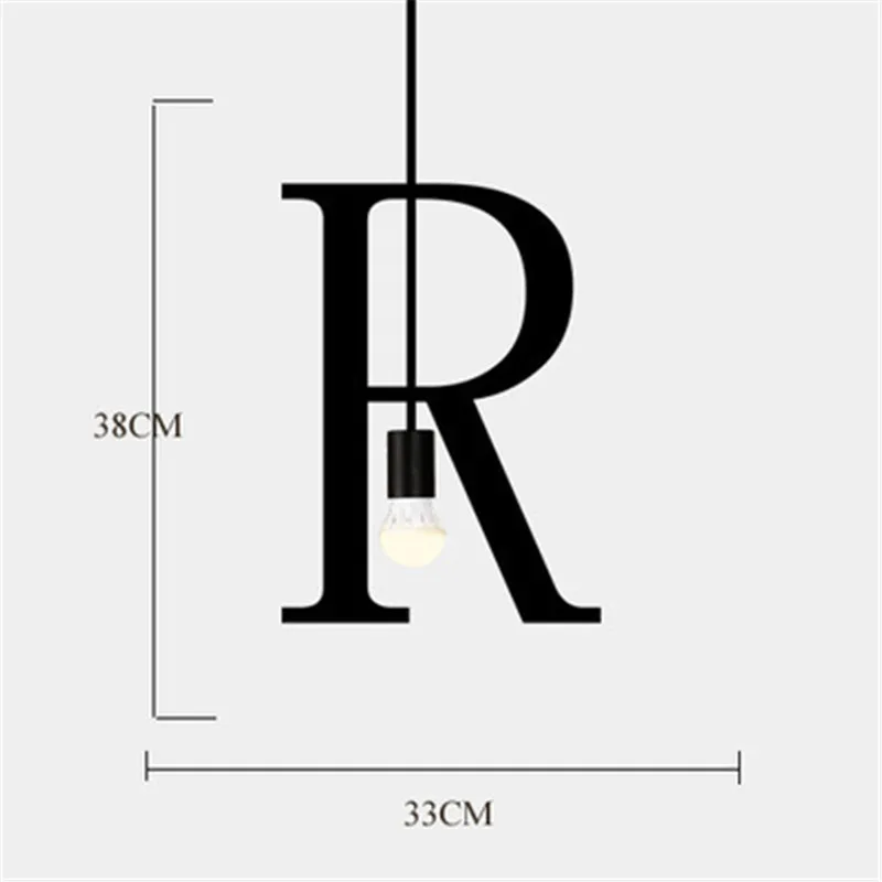 suspension nordique diy love luminaire décoratif pour loft et bar - Image 16