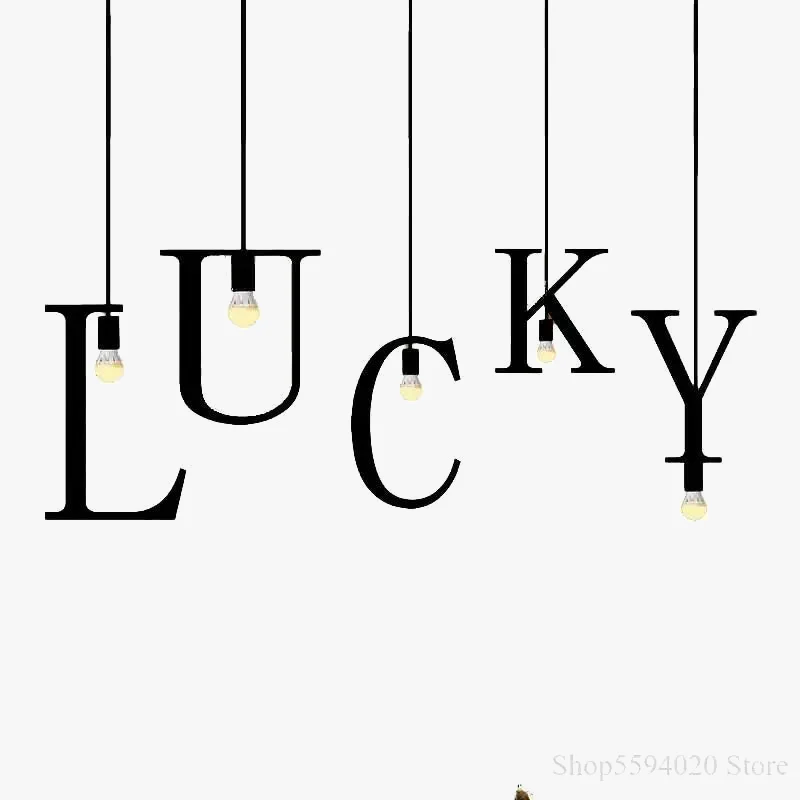 suspension nordique diy love luminaire décoratif pour loft et bar - Image 6
