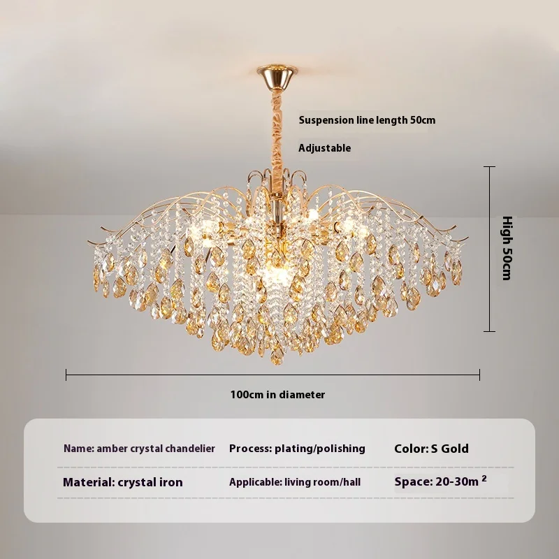suspension nordique en cristal moderne et chaleureuse - Image 7