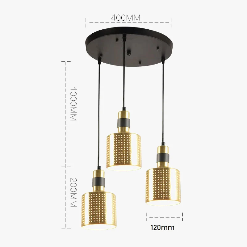 suspension nordique en métal design pour intérieur moderne - Image 8