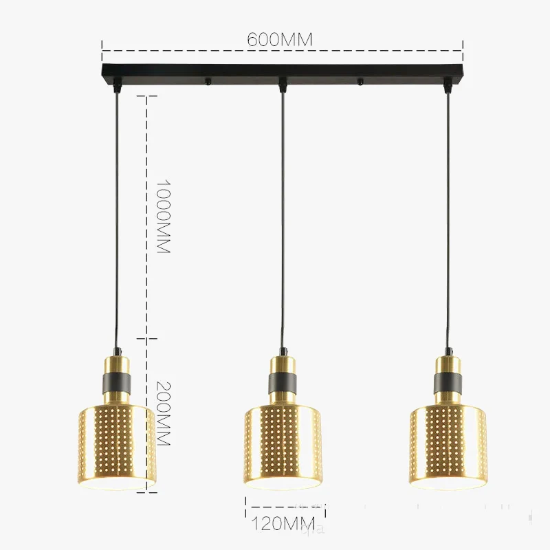 suspension nordique en métal design pour intérieur moderne - Image 9