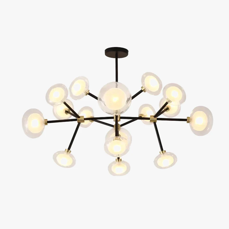 suspension nordique en résine et verre pour décoration moderne - Image 5