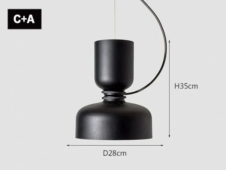 suspension nordique moderne à led pour décoration intérieure créative - Image 11