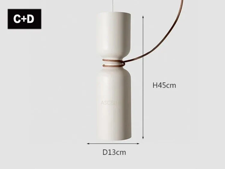 suspension nordique moderne à led pour décoration intérieure créative - Image 16