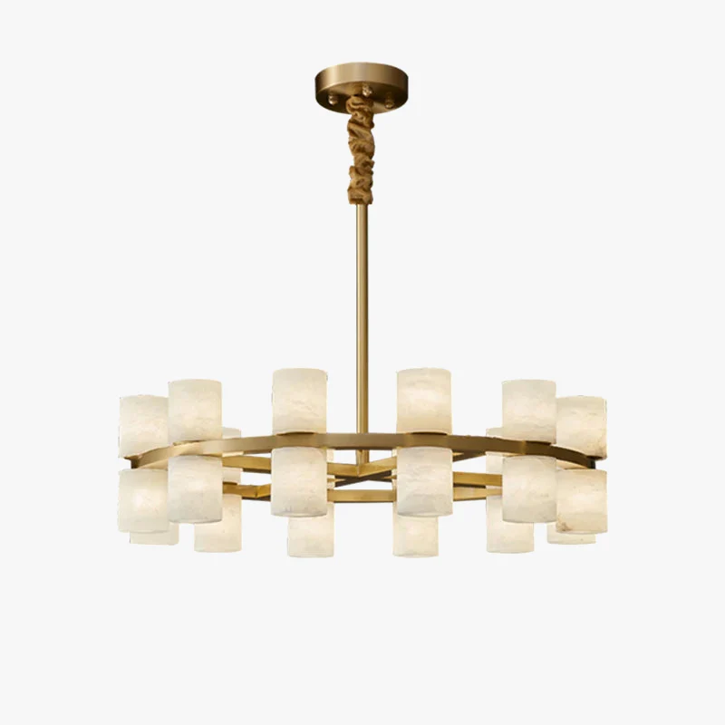 suspension postmoderne en cuivre et marbre design minimaliste - Image 6