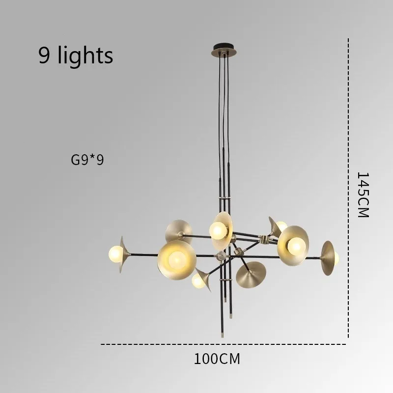suspension postmoderne nordique design pour éclairage intérieur décoratif - Image 8