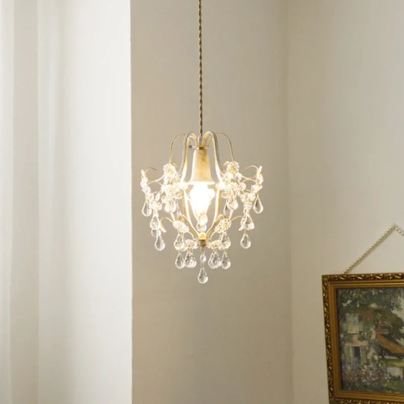 suspension rétro en cristal forme goutte d'eau pour décoration élégante - Image 4