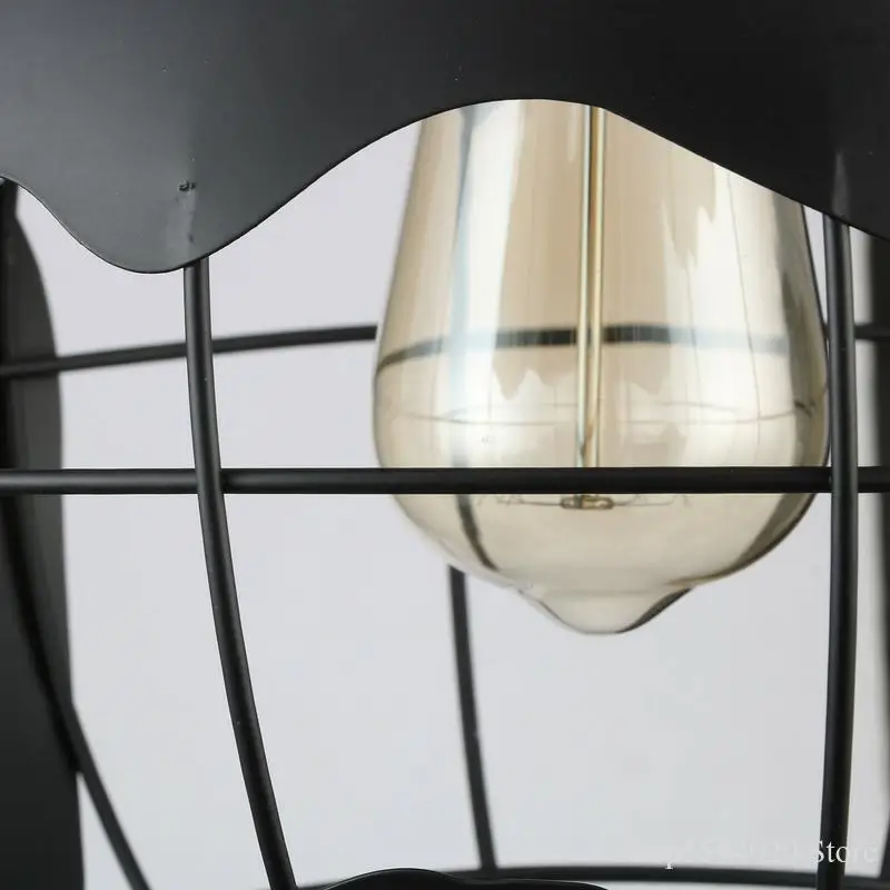 suspension rétro en forme de terre avec éclairage led créatif - Image 5
