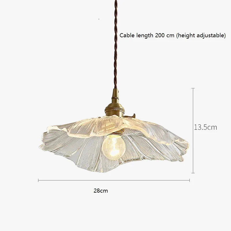 suspension rétro en verre pour décoration intérieure élégante - Image 2