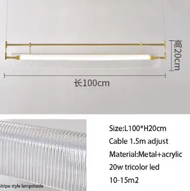 suspension rétro en verre pour décoration intérieure moderne - Image 14
