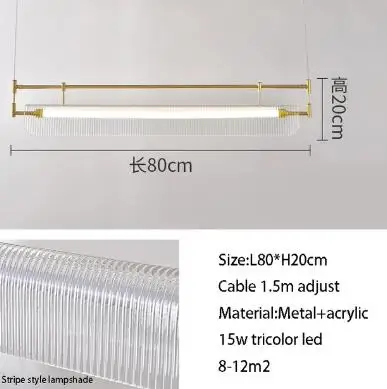 suspension rétro en verre pour décoration intérieure moderne - Image 18