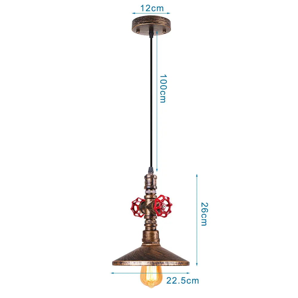 suspension rétro industrielle pour un éclairage vintage élégant - Image 13