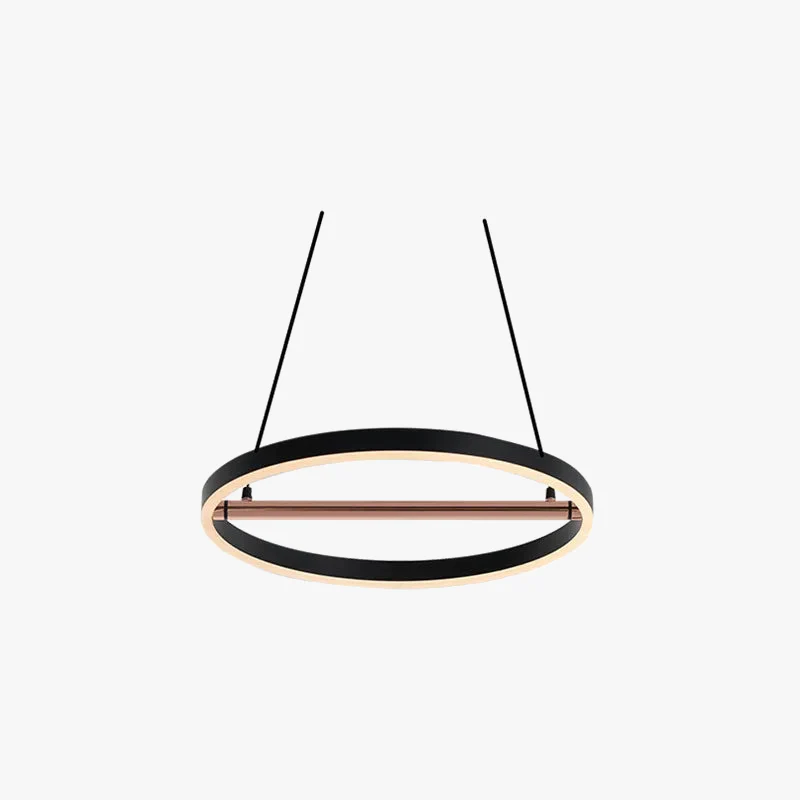 suspension ronde à bande led style moderne danois pour éclairage intérieur - Image 6