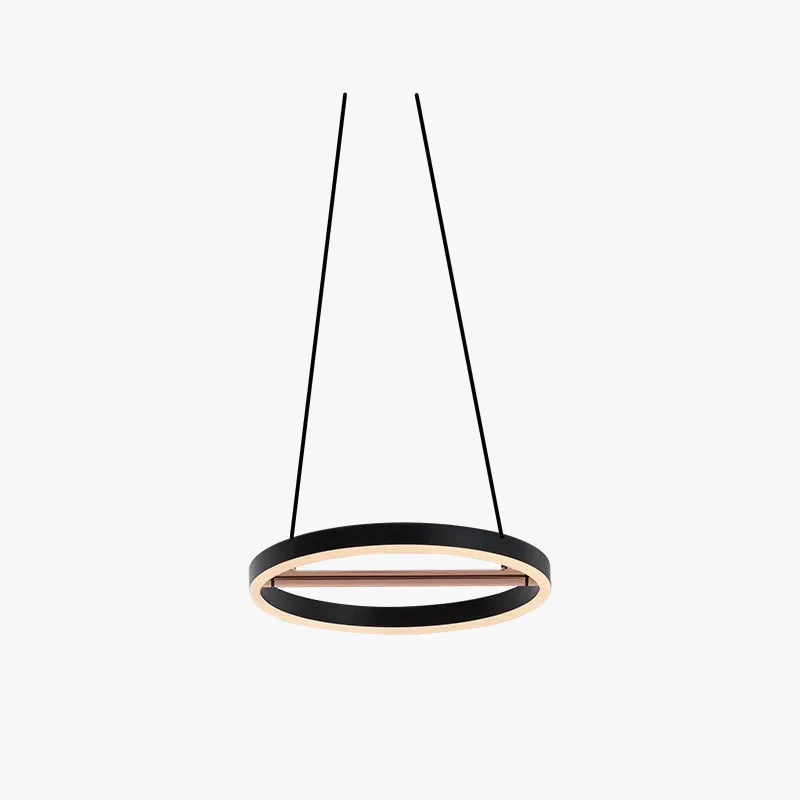suspension ronde à bande led style moderne danois pour éclairage intérieur - Image 7