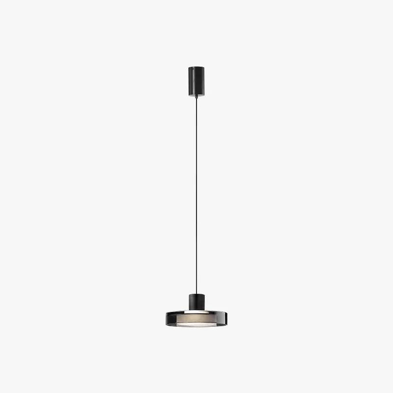 suspension ronde moderne en verre pour intérieur avec fil réglable - Image 6