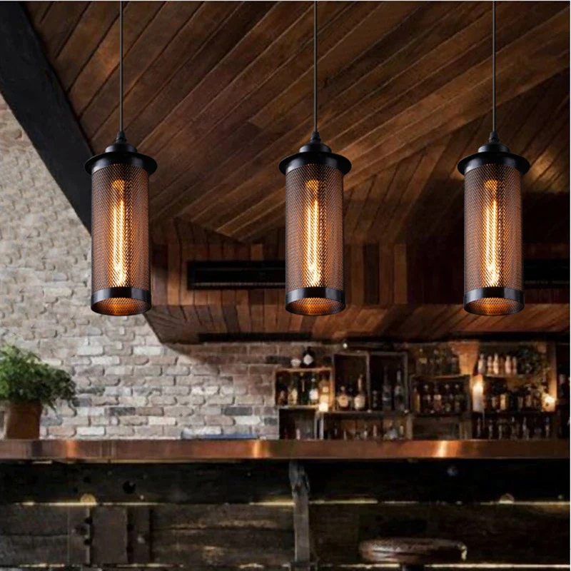 suspension vintage en fer pour café bar et balcon - Image 2