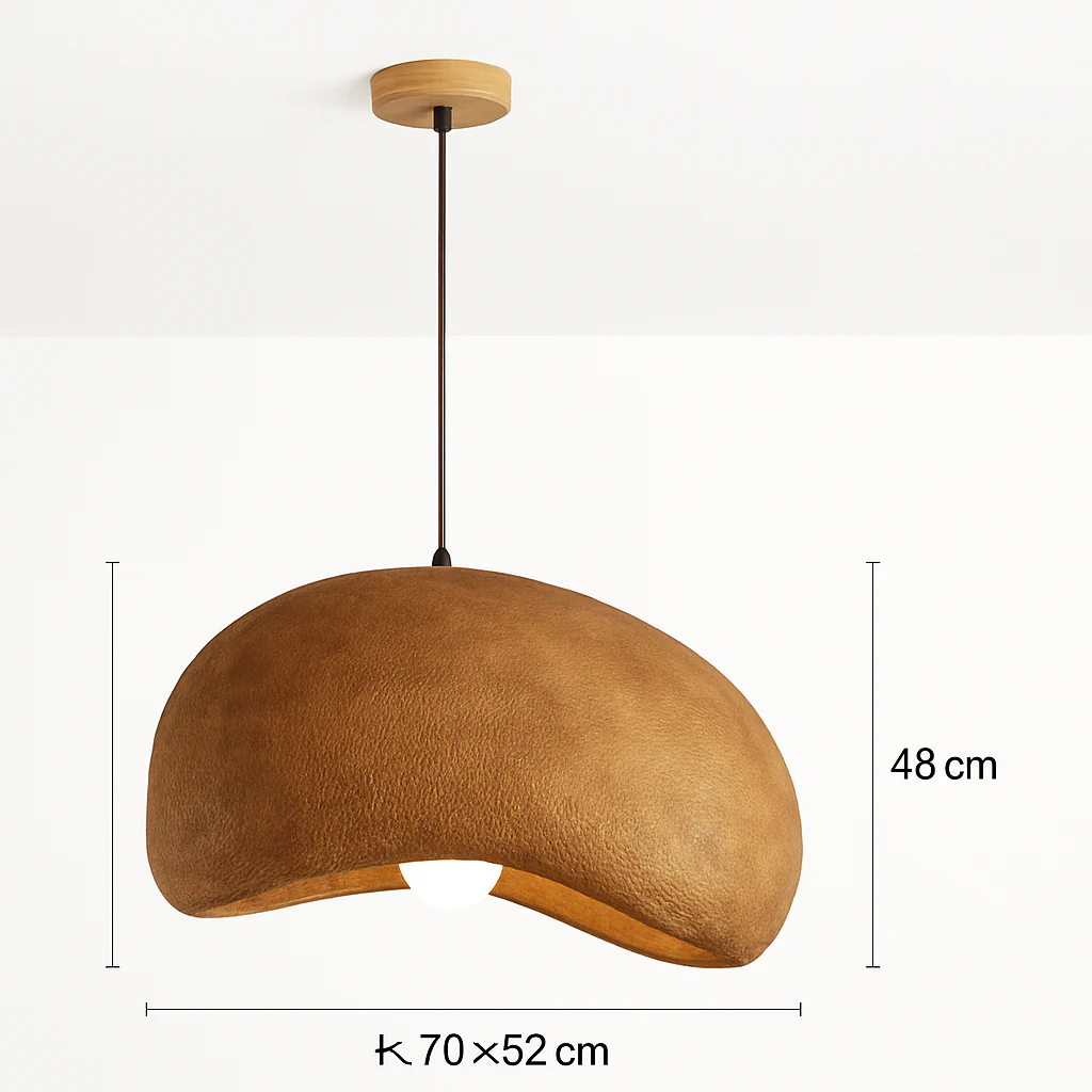 suspension wabi-sabi en résine créative pour décoration intérieure - Image 12