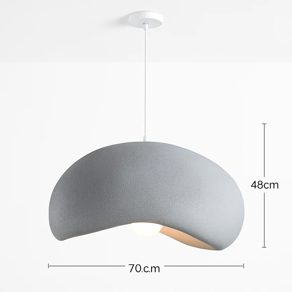 suspension wabi-sabi en résine créative pour décoration intérieure - Image 23